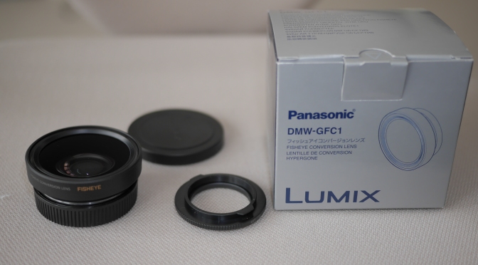 Panasonic Lumix G X Vario 14-42mm with Fisheye Converter DMW-GFC1